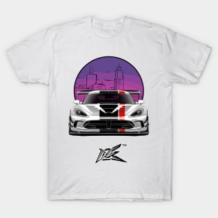 srt viper acr white T-Shirt